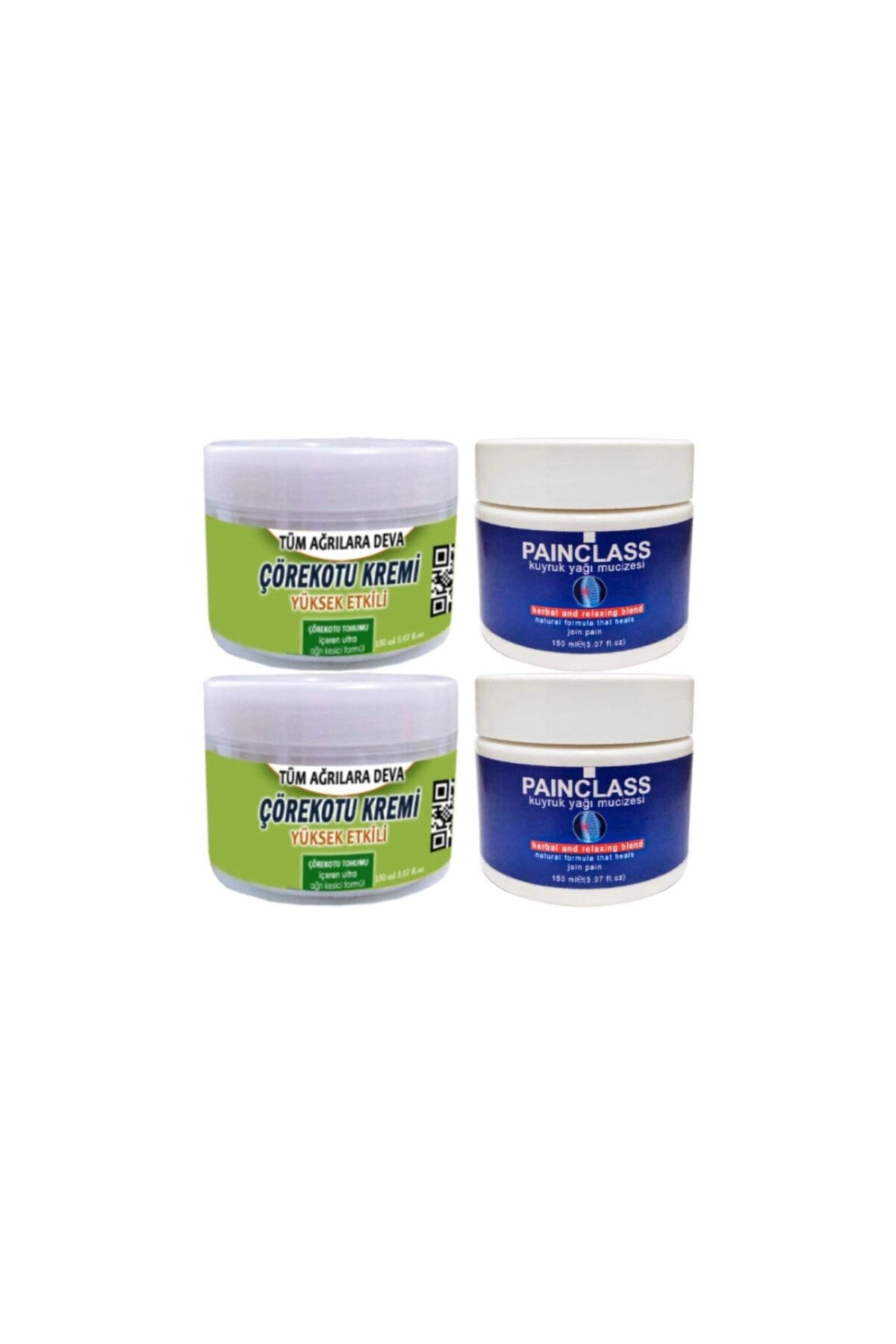 Çörek Otu Kremi 2x150 ml +Painclass Kuyruk Yağı Kremi 2x150 ml