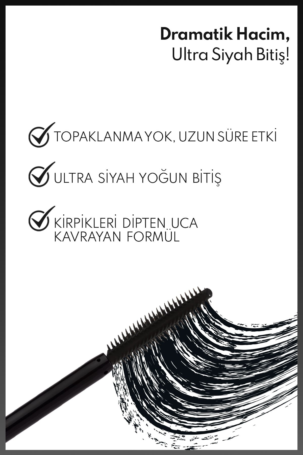 Cosmetics Signature Hacim Ve Takma Kirpik Etkili Maskara - Ultra Siyah