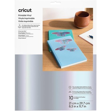 Cricut 2011882 Yazdırılabilir Vinil 21X29.7CM 10 Sayfa