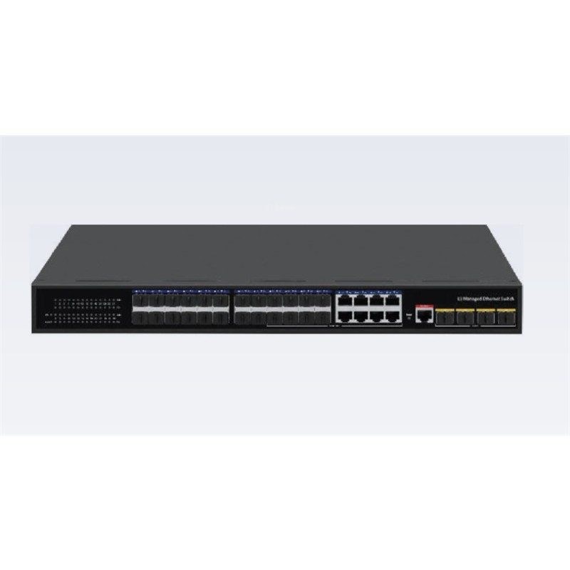 D-LINK DGS-F1500-28XS 24X1GB SFP 8X1GB RJ45 4X10G SFP COMBO LAYER 3 YÖNETİLEBİLİR SWITCH
