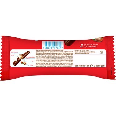 Dark Çikolata 43,5 Gr - 30 Adet Lezzetli İkram