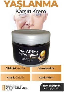 Das Dev Arfrika Salyangozu Kırşıklık Karşıtı Kremi 100 ml x 1 Adet