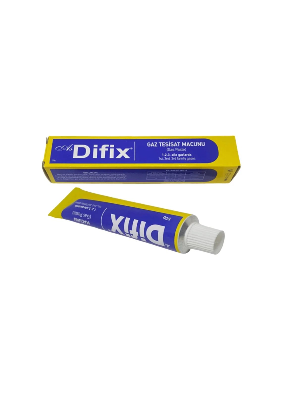 Difix Doğalgaz Tesisat Macunu 50 gr Tüp