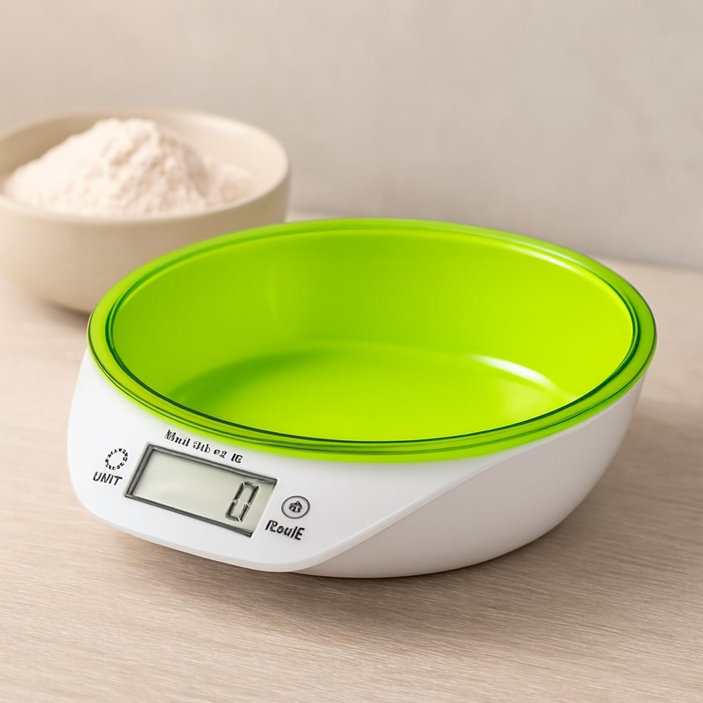 Dijital Kaseli Mutfak Terazisi 5kg/1g (Pilli)