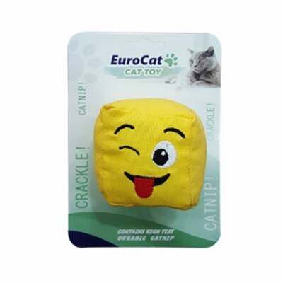 Dil Çıkaran Smiley Küp Kedi Oyuncağı