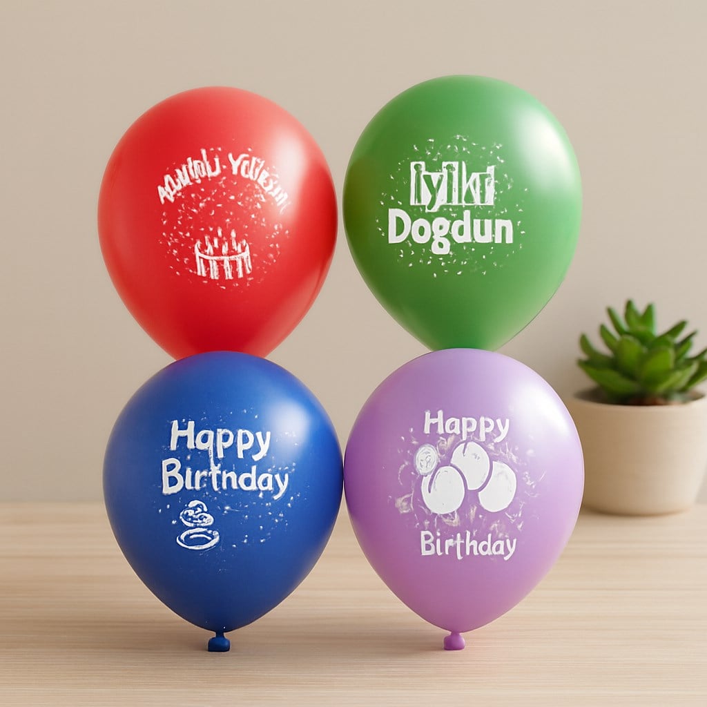 Doğum Günü Balon İyi Ki Doğdun 12 inç 100lü