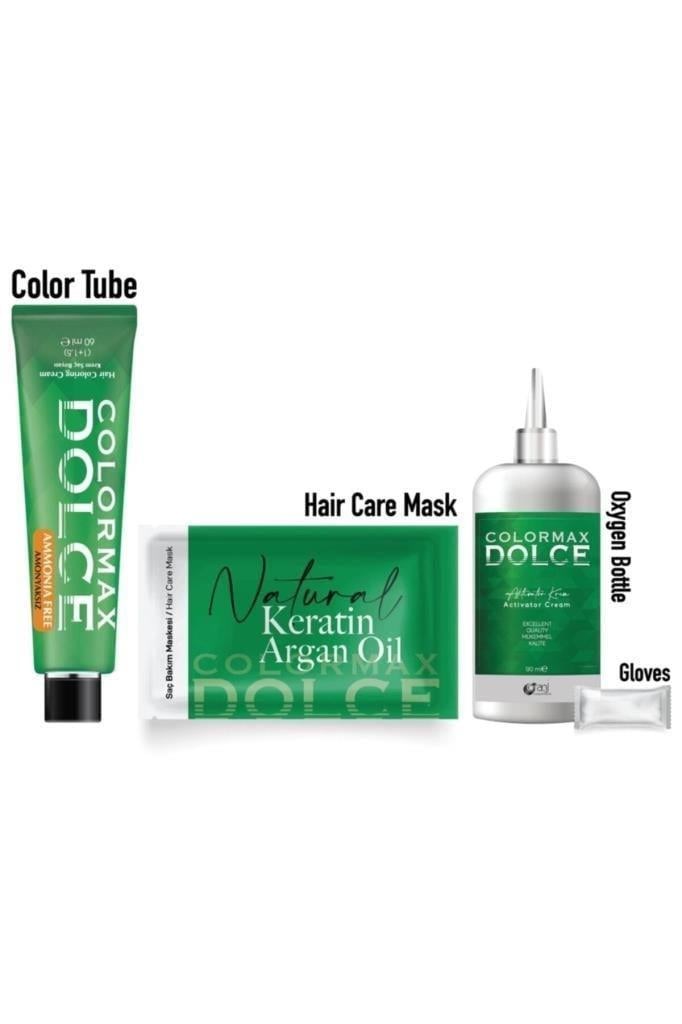 Dolce ARGAN/KERATİN Doğal Set Boya No: 7.3 Findik Kabuğu