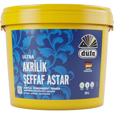 Düfa İç Cephe Akrilik Şeffaf Astar 20 l