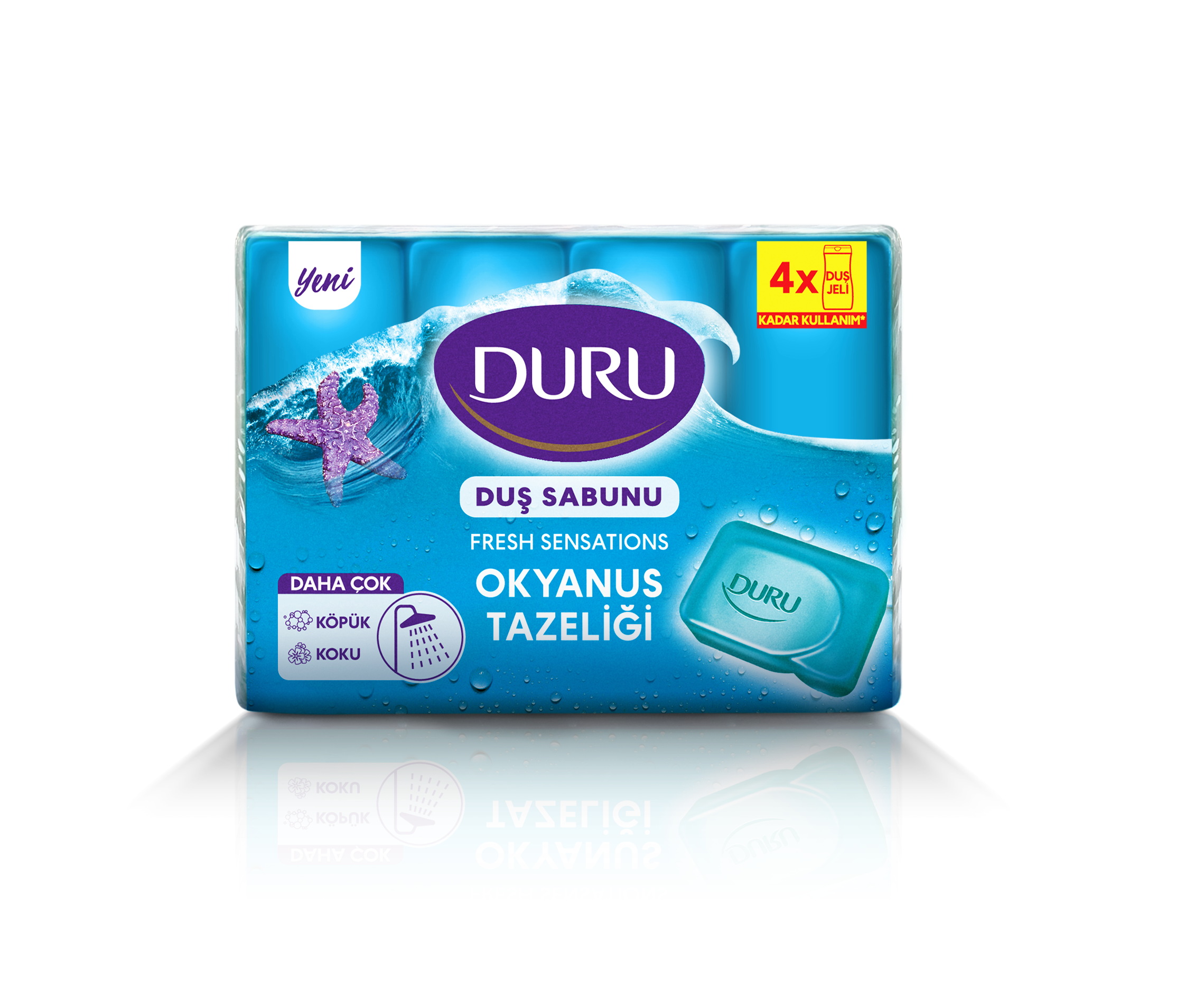 Duş Sabunu Okyanus 4*150gr 1 Adet