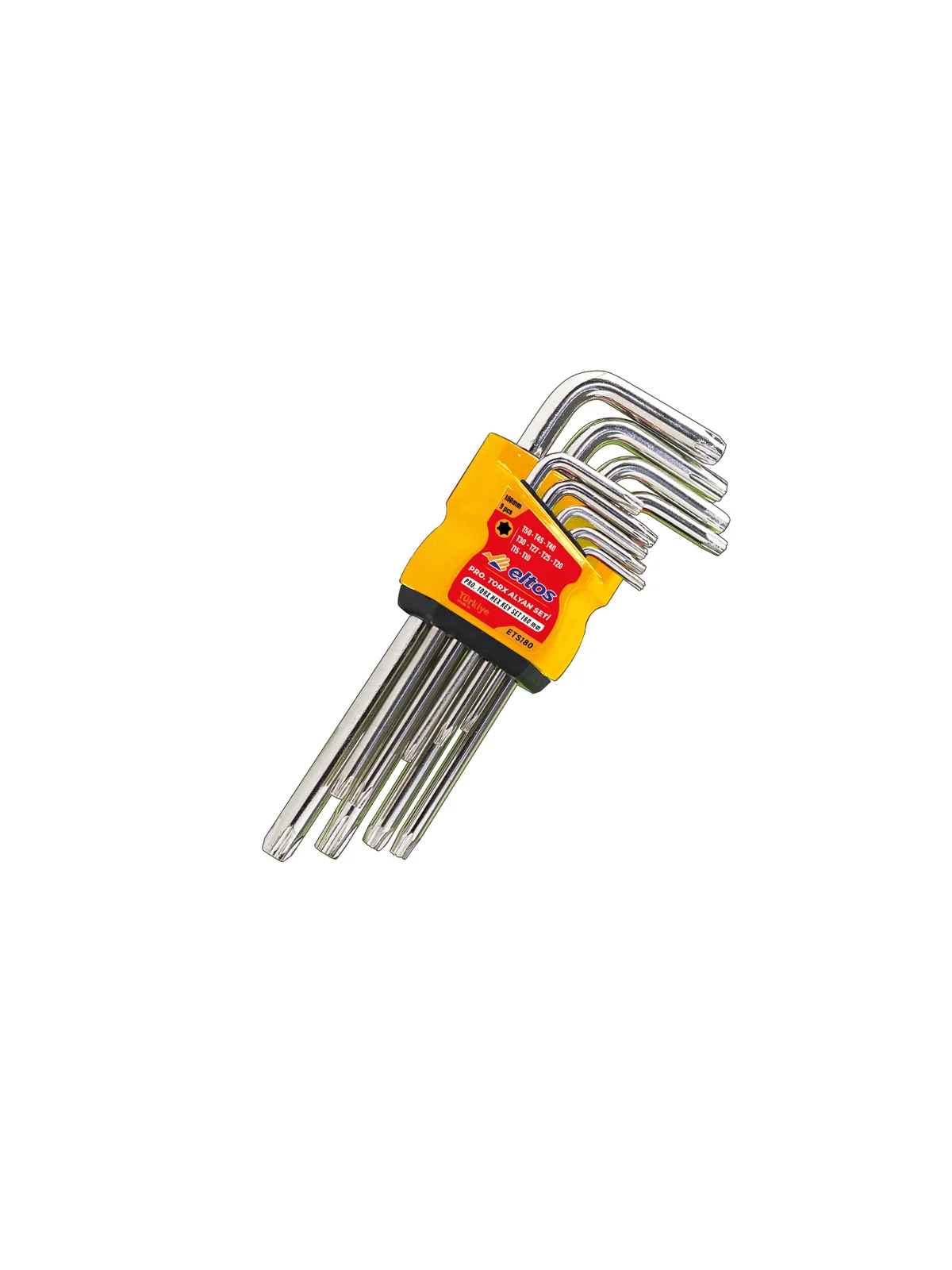 ELTOS ETS180 Alyan Seti 9 Parça 180 mm Torx