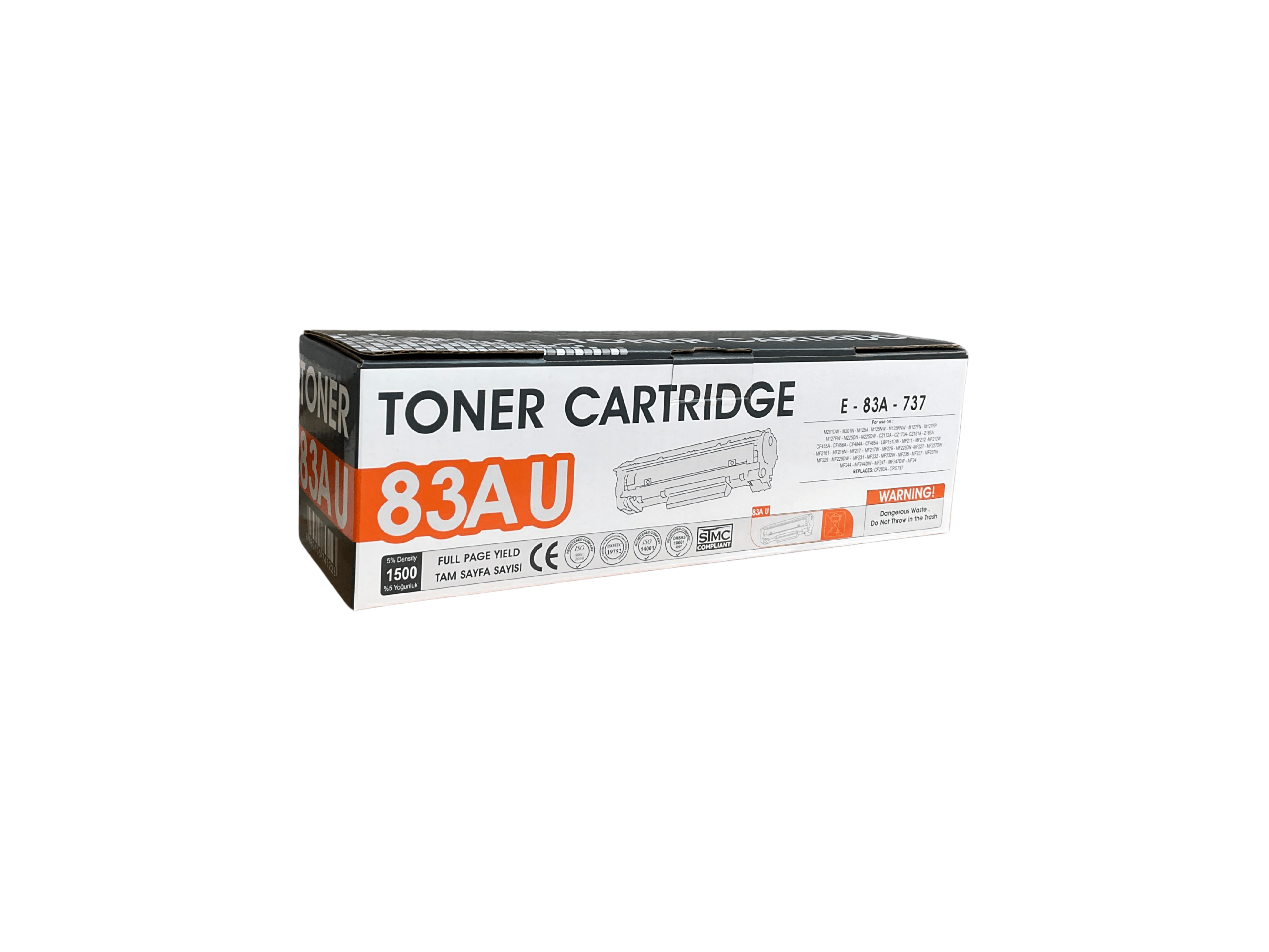 EToner Hp E 83AU - CRG737-CF283A Laser Toner 1,5K