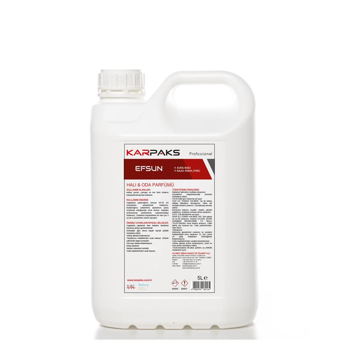Efsun Halı ve Oda Parfümü 5 Lt.
