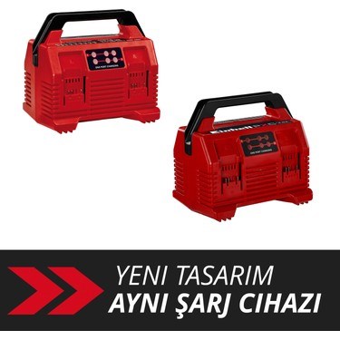 Einhell Orijinal Şarj Cihazı Power X-Quattrocharger 4A Power X-Change (Li-Ion, 18 V, aynı anda 2 x