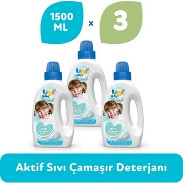 Ekonomik Fırsat 1.500 ml Çamaşır Deterjanı 3'lü