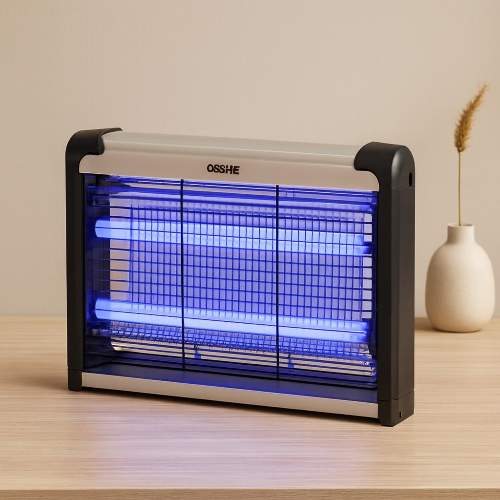 Elektrikli Sinek Öldürücü 2000V - 30 m², LED Mavi Işık