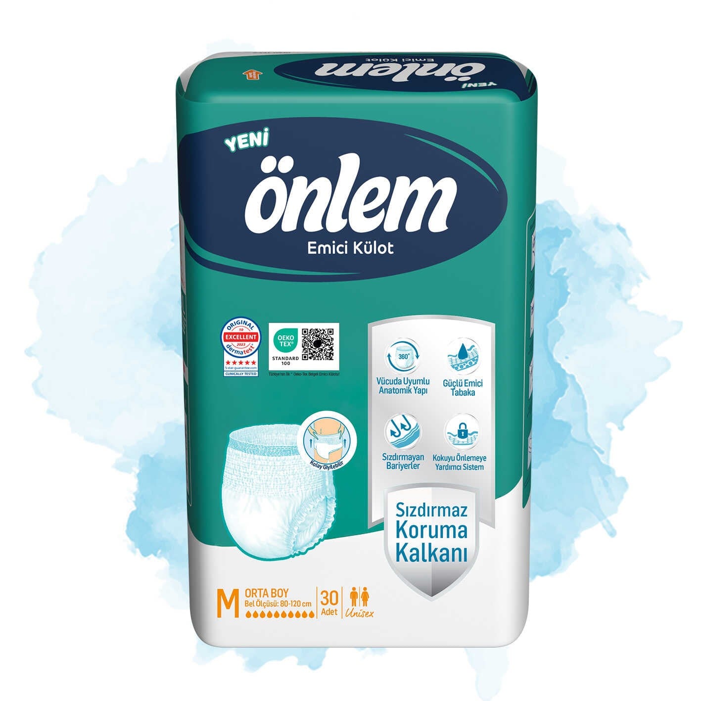 Emici Külot - M 120 Adet, 4 Paket