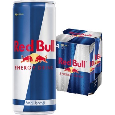 Enerji İçeceği 4 Adet 250 ml Paket