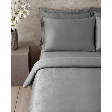 English Home Taylor Lyocell Saten King Size Nevresim Takımı 240X260 cm Koyu
