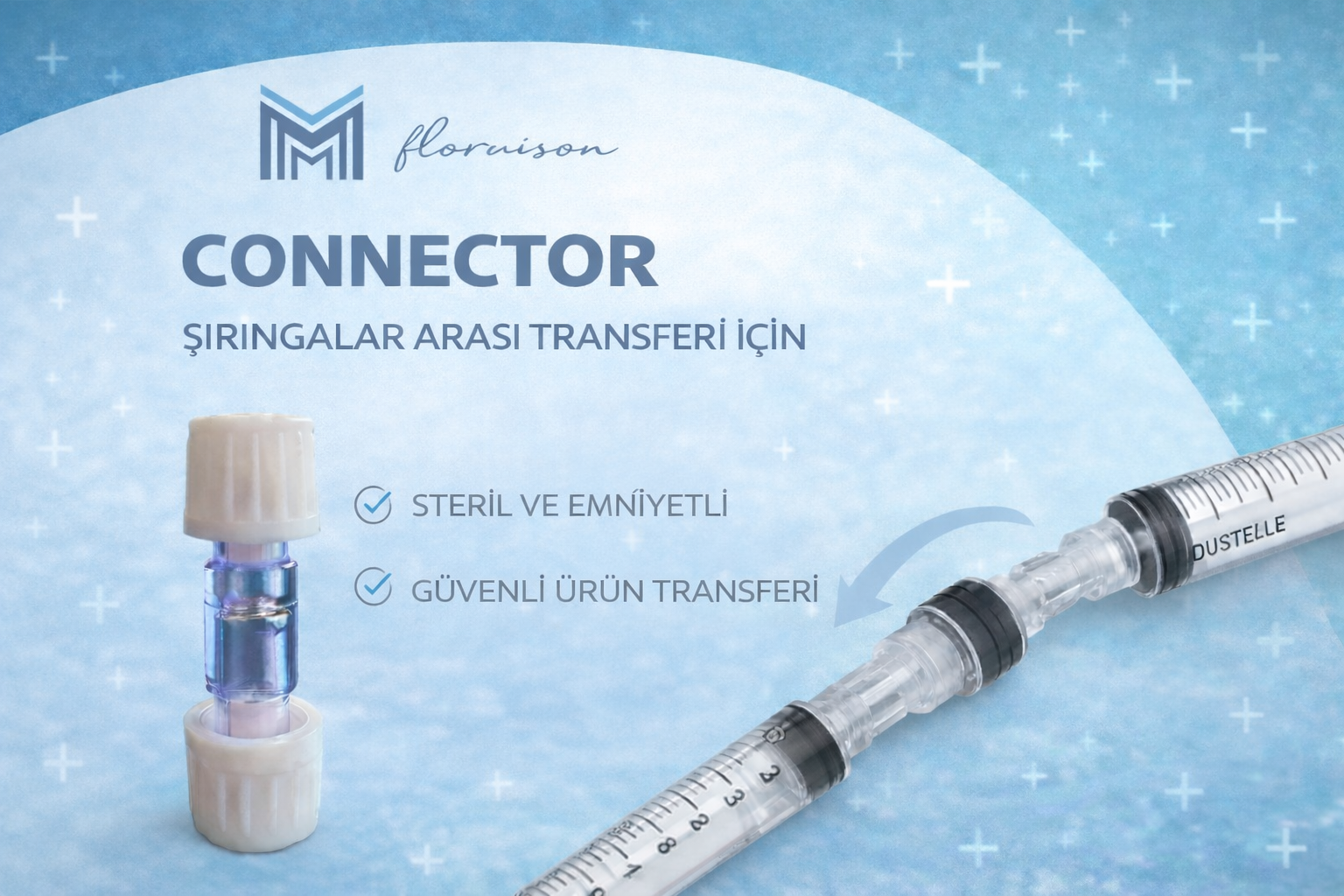 Enjektör Connector Bağlantı Aparatı Uyumlu Ara Parça Konnektör 1 Adet