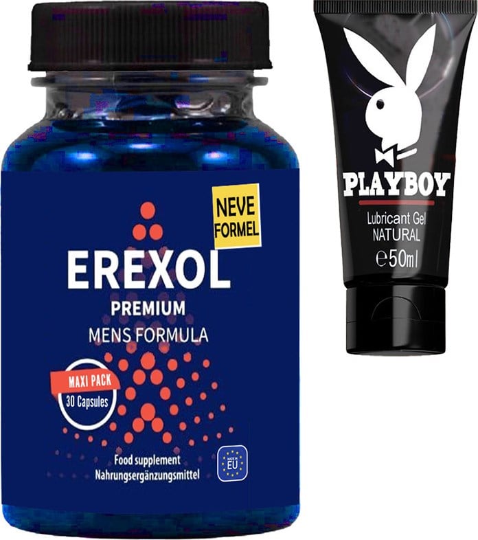 Erexol Erkeklerin Canlılığına Tarafların Keyfi Için L-Argininli L-Citrullineli Macatozlu Çinko ve Üzüm Çekirdeği Extreli 30 Lu + Kayganlaştırıcıjel