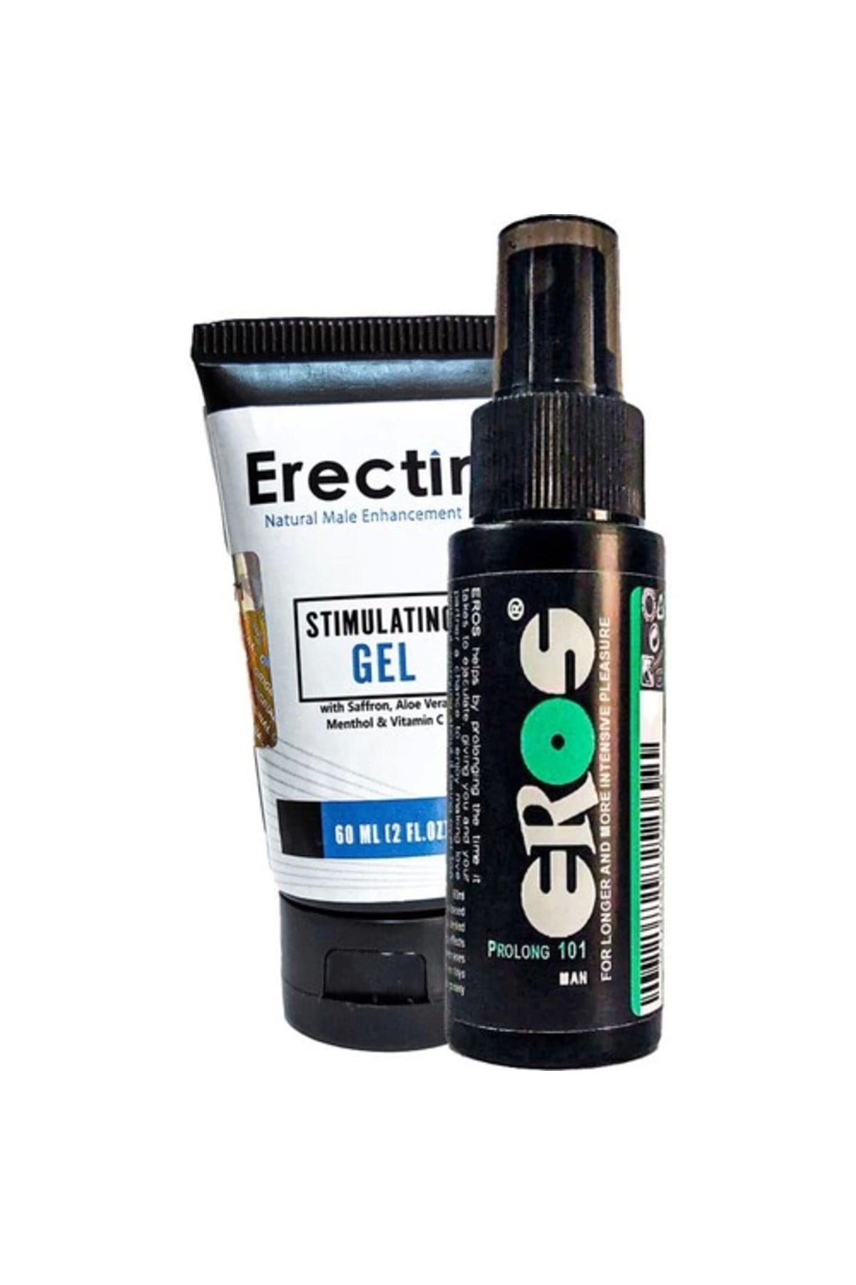 Eros Pro 101 LHXY056 Büyük Boy 60 ml ve Erektin Stimul Gel Erkeklere Özel Jel 60 ml
