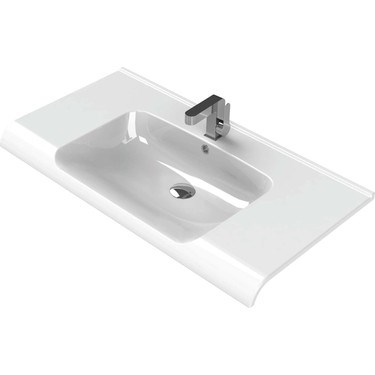 Etajerli Seramik Lavabo 100x50 cm, Modern ve Estetik Görünüm