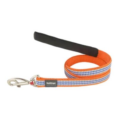 Fang It Desenli Turuncu Köpek Uzatma Tasması Medium 20 Mm 1,2 Mt