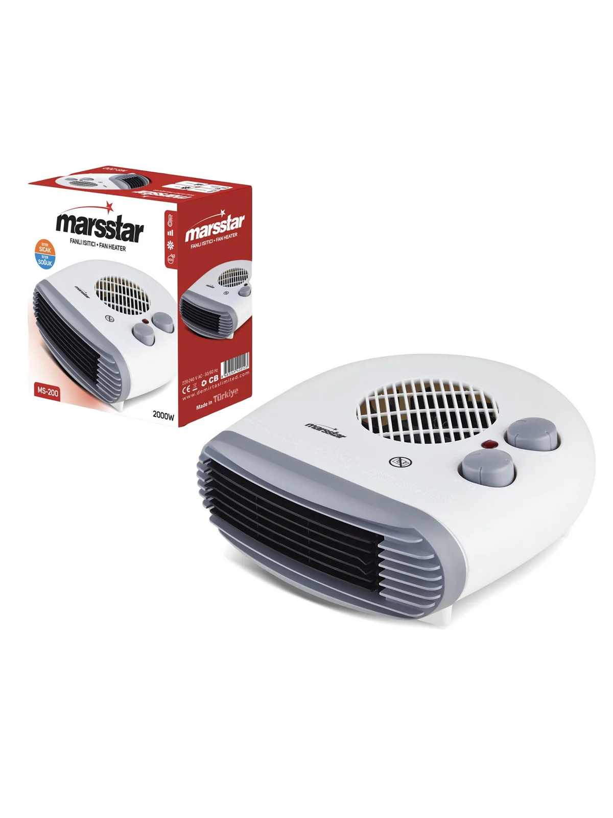 Fanlı Isıtıcı 2000W MS-200
