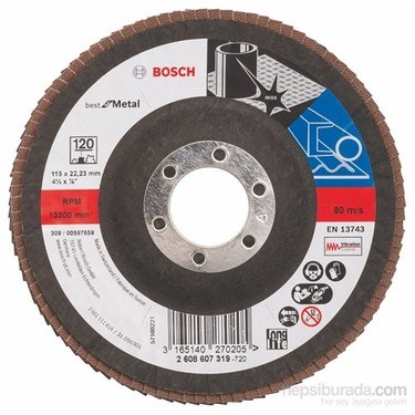 Flap Zımpara Diski 115 mm Yüksek Performans