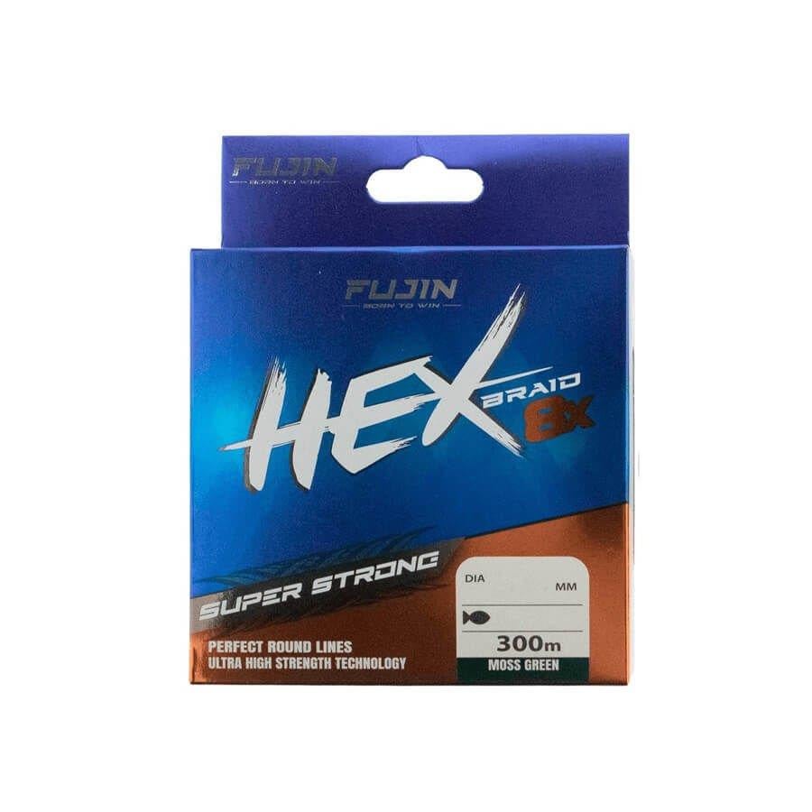 Fujin Hex Braid 8x 300mt Moss Green PE İp Misina
