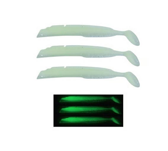Fujin Salt Glow Eel Body 13cm x3 Silikon Yem Gövde Sahte Balık
