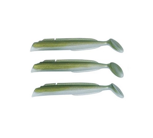 Fujin Salt Nature Eel Body 13cm x3 Silikon Yem Gövde Sahte Balık