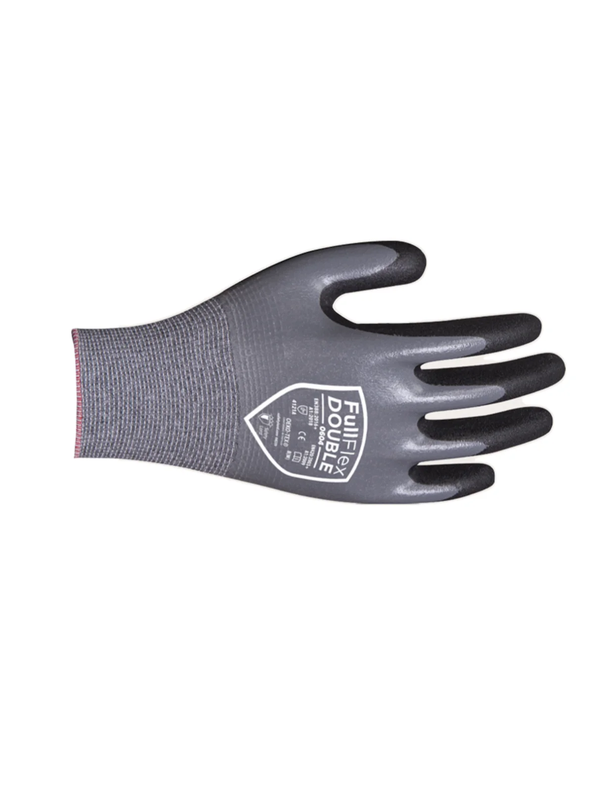 FullFlex DOUBLE 0604 4/4 Kaplı Nitril Eldiven XL - 0604