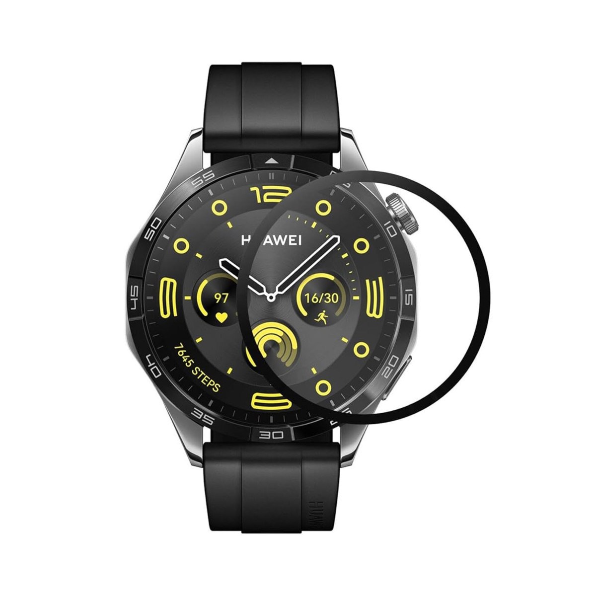 GT4 46mm 22mm Polymer Nano Ekran Koruyucu - Şeffaf