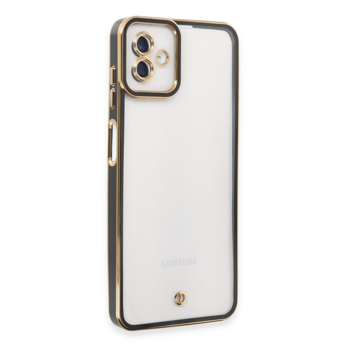 Galaxy A04 Kılıf Liva Lens Silikon - Siyah