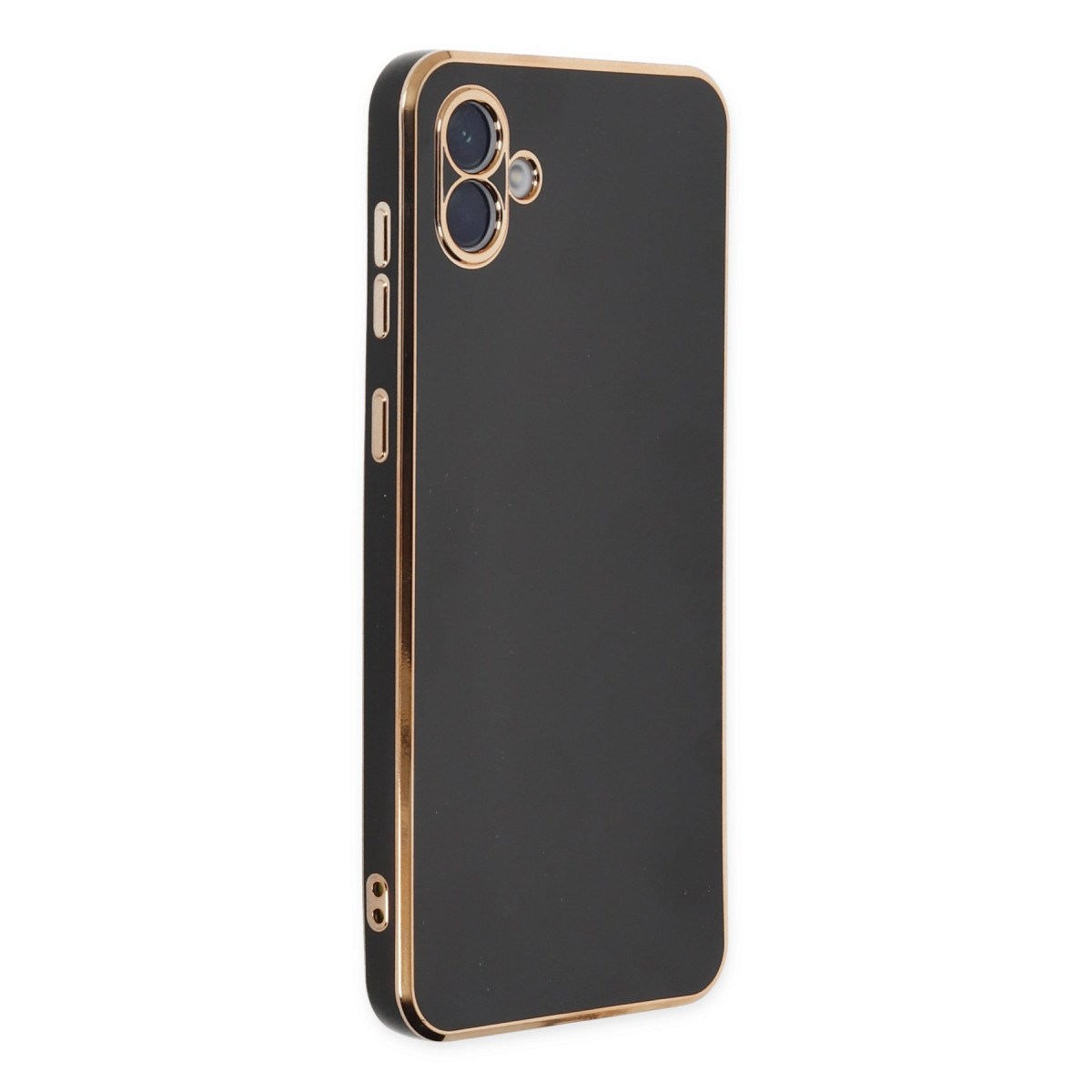 Galaxy A04 Kılıf Volet Silikon - Siyah