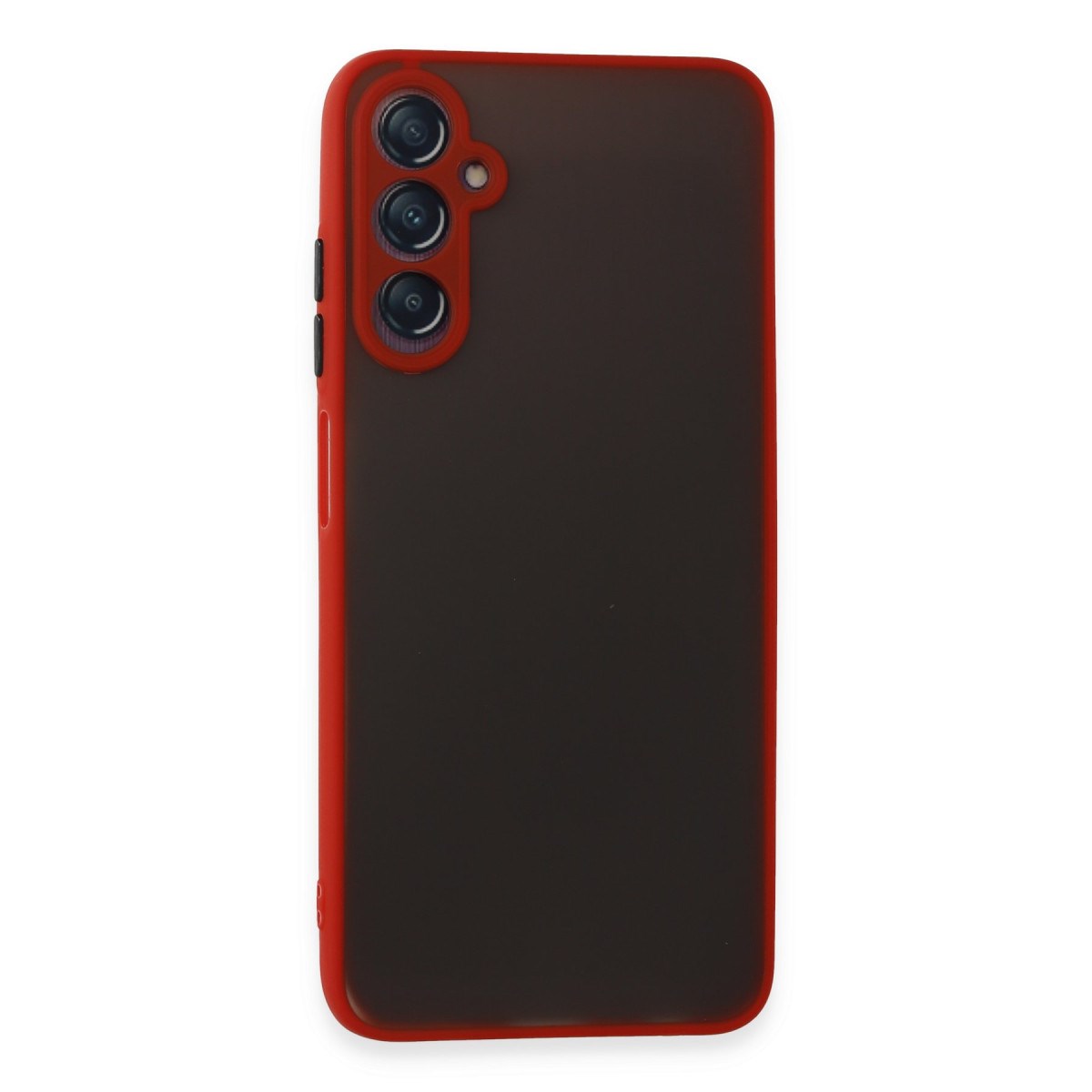 Galaxy A05S Kılıf Montreal Silikon Kapak - Kırmızı