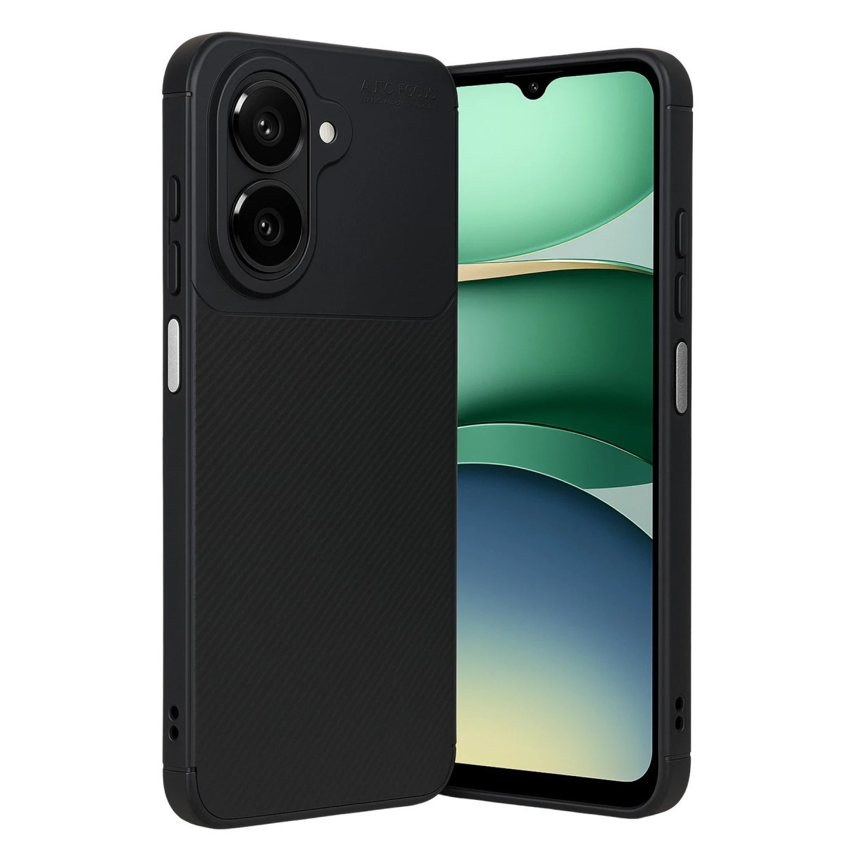 Galaxy A07 4G Auto Focus Karbon Kapak - Siyah