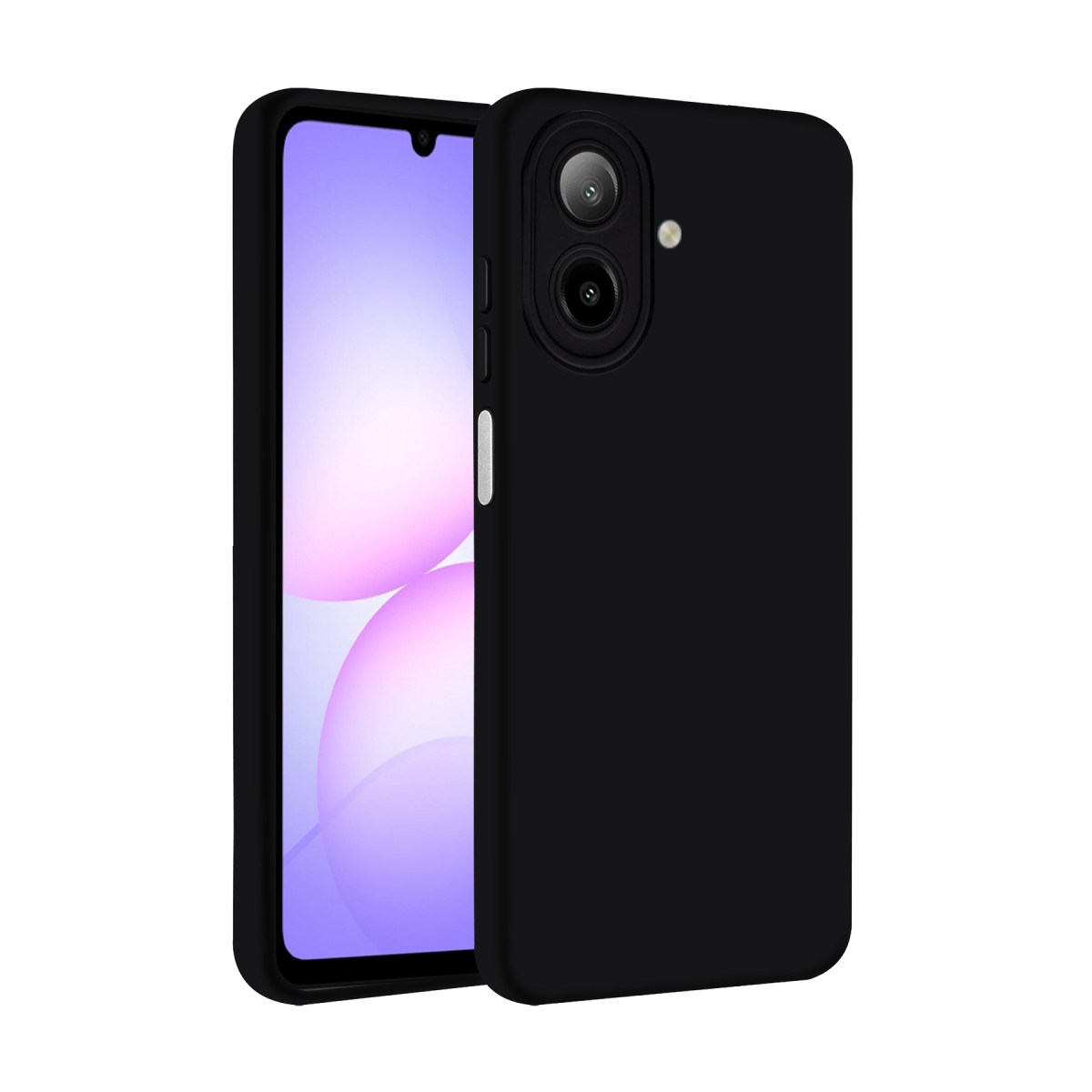 Galaxy A07 4G Nano içi Kadife Silikon - Siyah