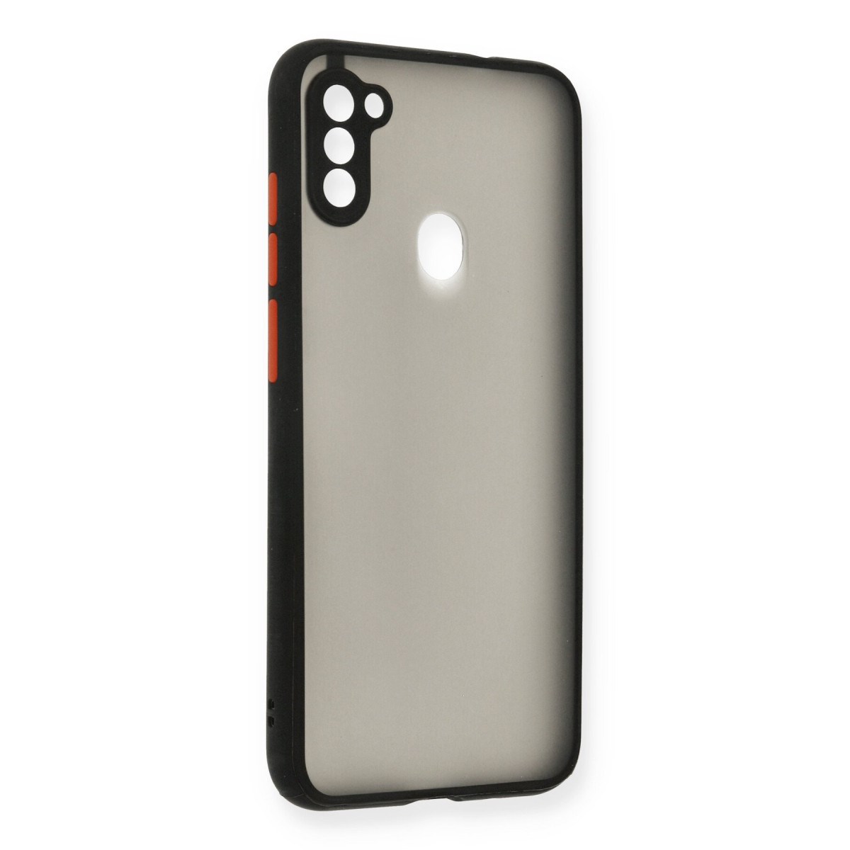 Galaxy A11 Kılıf Montreal Silikon Kapak - Siyah