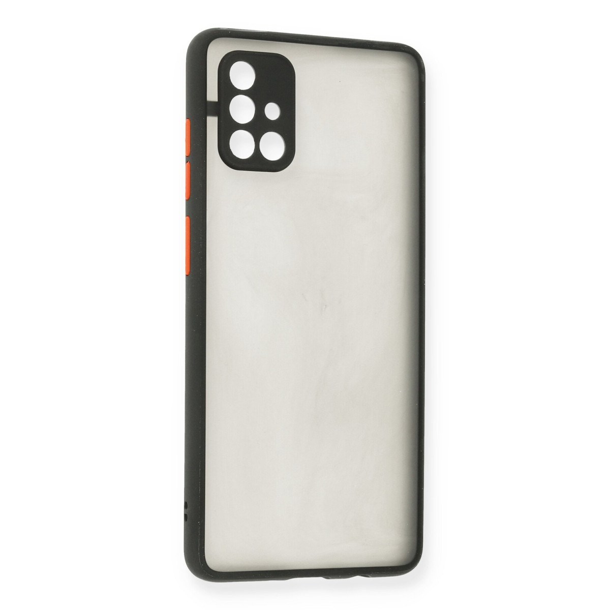 Galaxy A71 Kılıf Montreal Silikon Kapak - Siyah