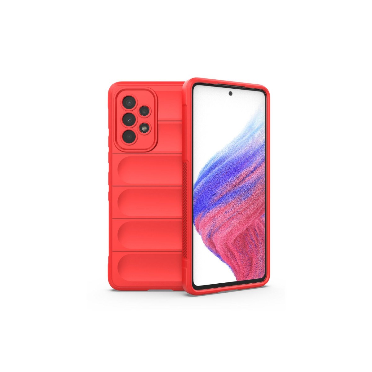 Galaxy A73 5G Kılıf Optimum Silikon - Kırmızı