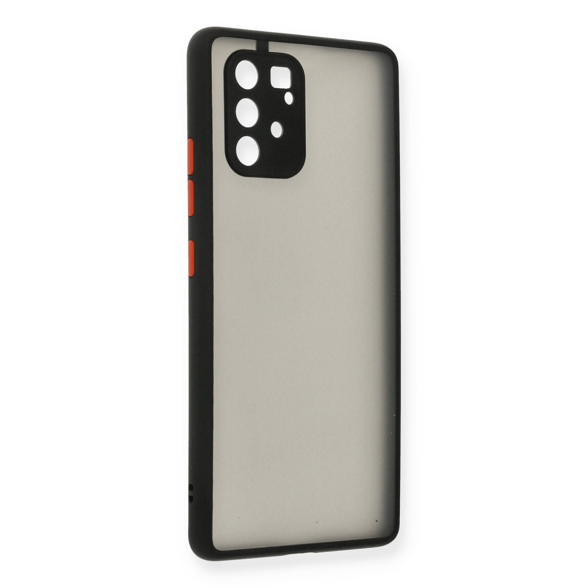 Galaxy A91 / S10 Lite Kılıf Montreal Silikon Kapak - Siyah