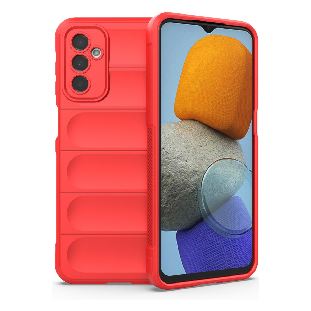 Galaxy M23 Kılıf Optimum Silikon - Kırmızı