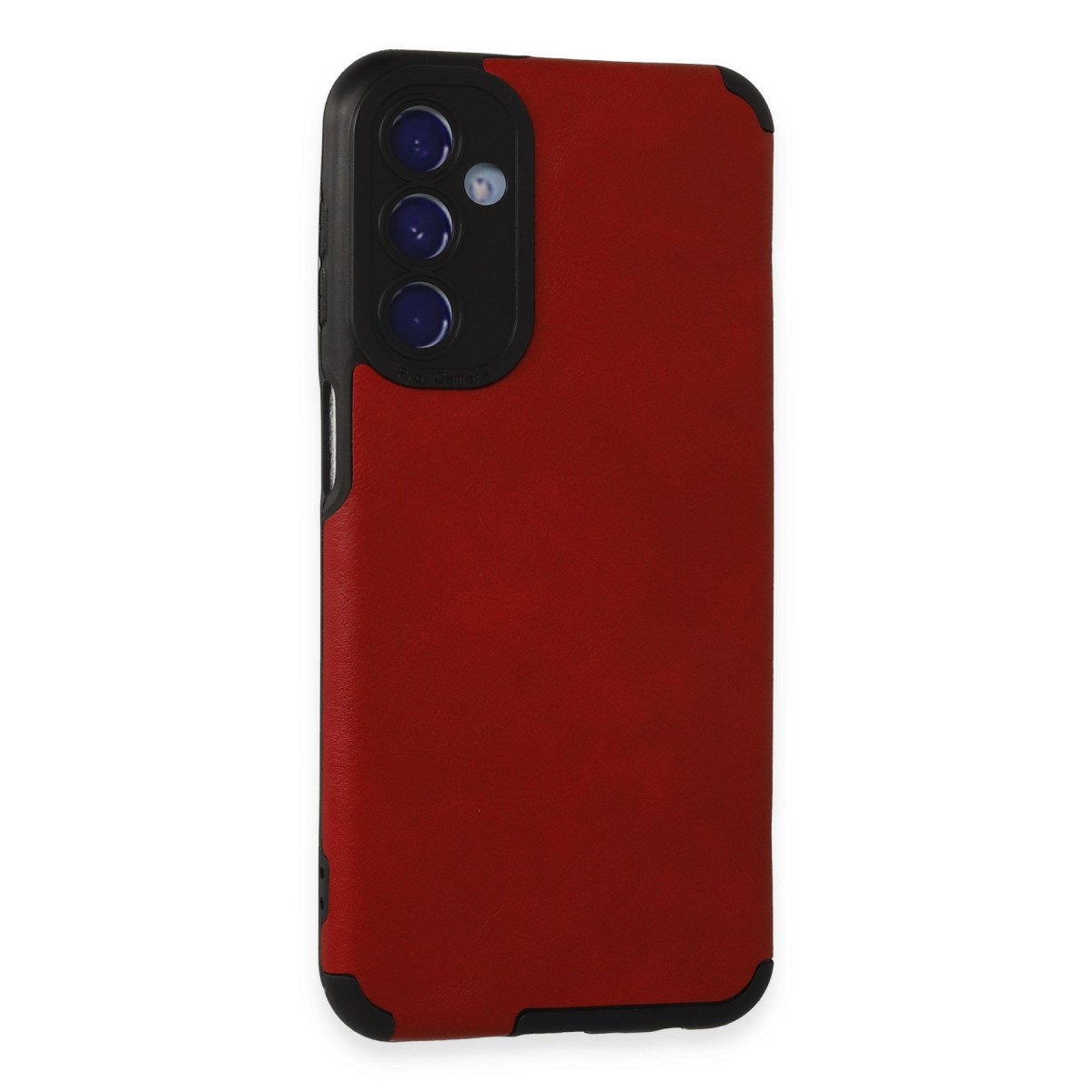 Galaxy M34 5G Kılıf Loop Deri Silikon - Kırmızı