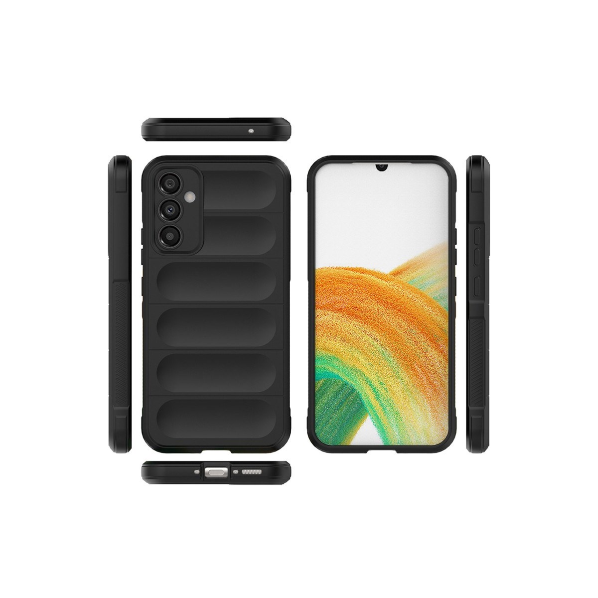 Galaxy M34 5G Kılıf Optimum Silikon - Siyah