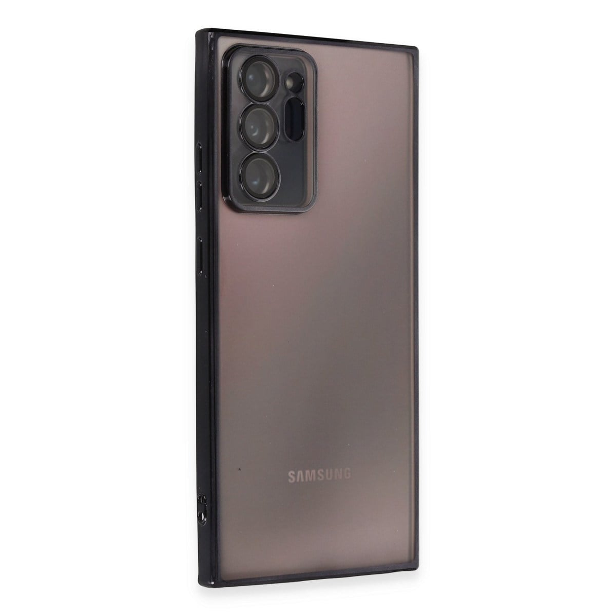 Galaxy Note 20 Ultra Kılıf Razer Lensli Silikon - Siyah
