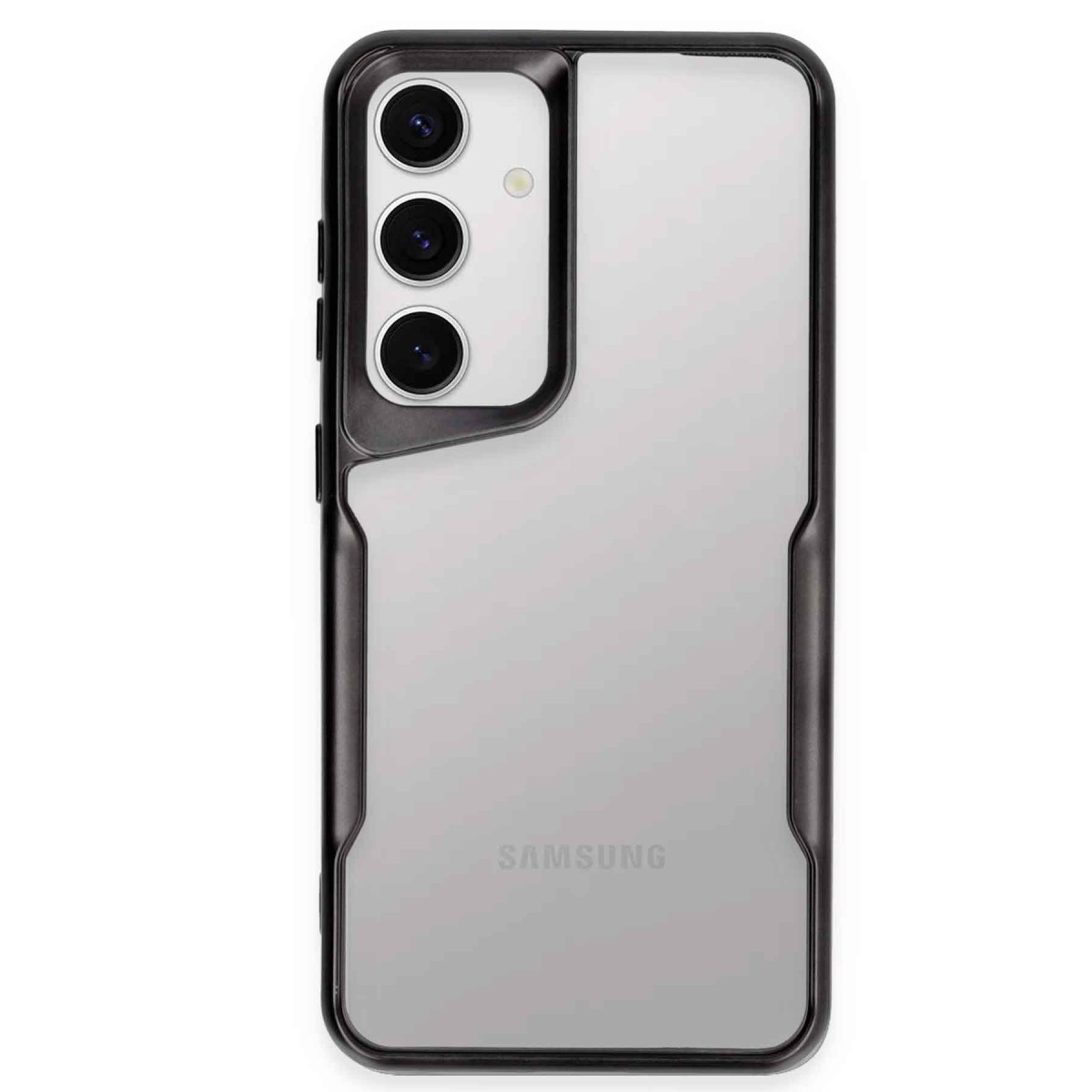 Galaxy S24 Kılıf Boyi Silikon Kapak - Siyah