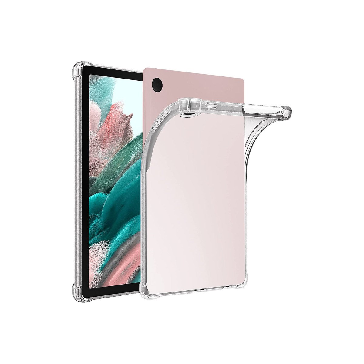 Galaxy X510 Tab S9 FE 11 Kılıf Anti Shock Tablet Silikon - Şeffaf