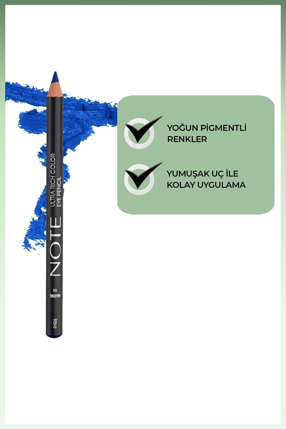 Göz Kalemi & Rich Color Eyepencil No: 04 Antrasit Mavi